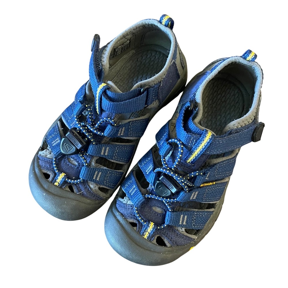 Keen Newport H2 Water Shoes Navy Blue Sandals Sport Youth 12/30 Hiking Beach‎